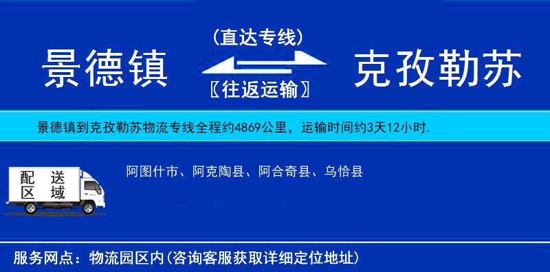 景德鎮(zhèn)到克孜勒蘇物流專線