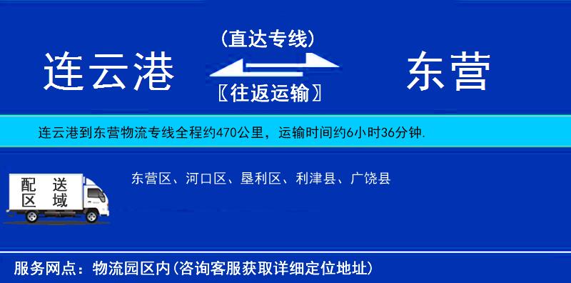 連云港到東營物流專線
