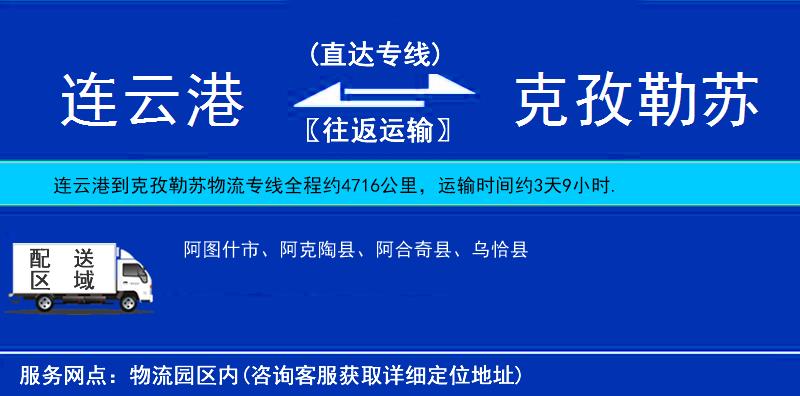 連云港到克孜勒蘇物流專線