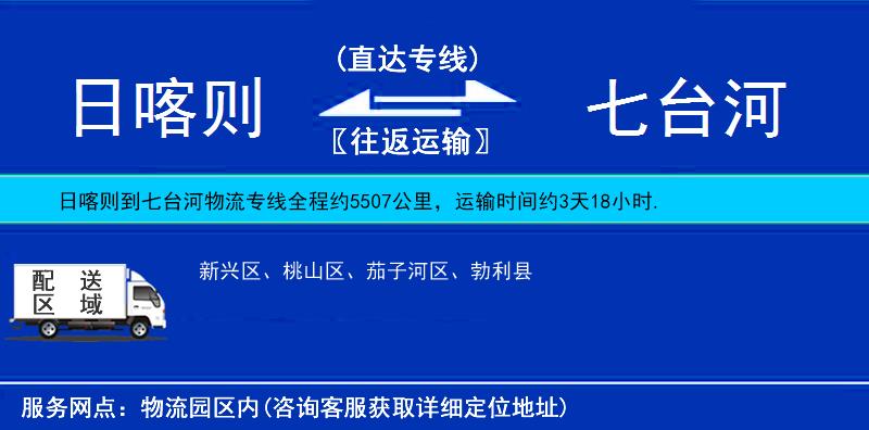 日喀則到七臺(tái)河物流專線