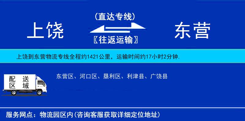 上饒到東營(yíng)物流專線